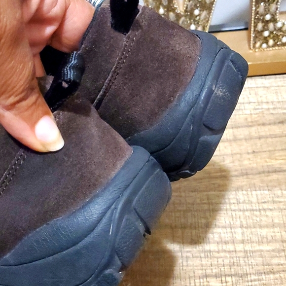 Lands' End Mens Brown Suede Slip On Loafer Shoes Sz 6 - Picture 8 of 10